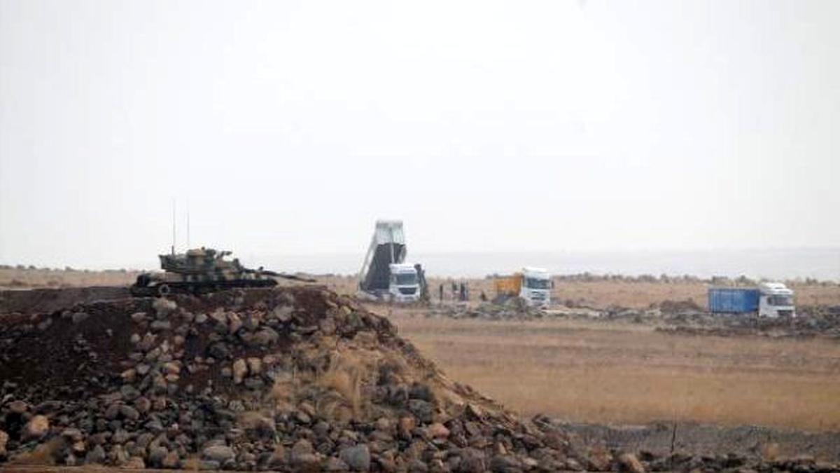 Suriye Sırınıda Duvar Çalışmaları Sürüyor