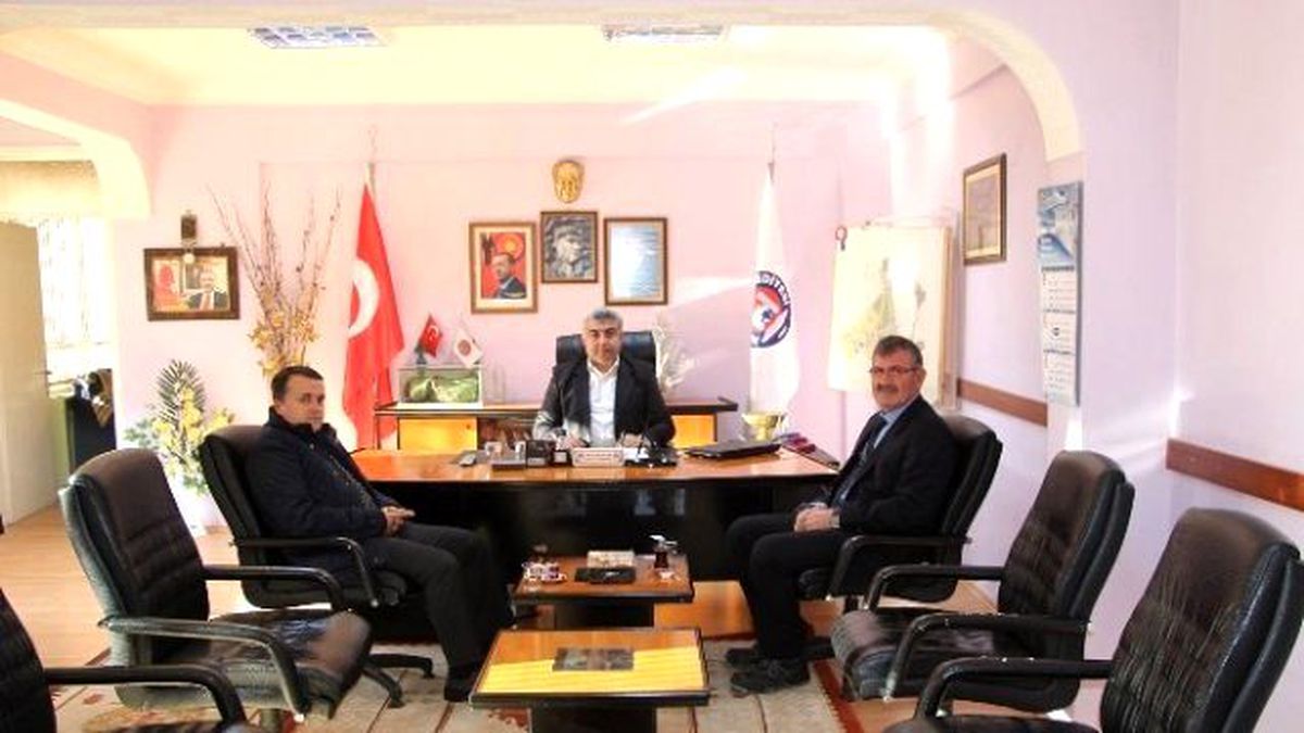 Daire Başkanı Emin Türk'ten Başkan Çalışkan'a Ziyaret