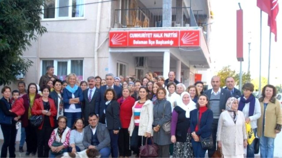 Dalaman CHP Kadın Kolları Seçimi Yapıldı