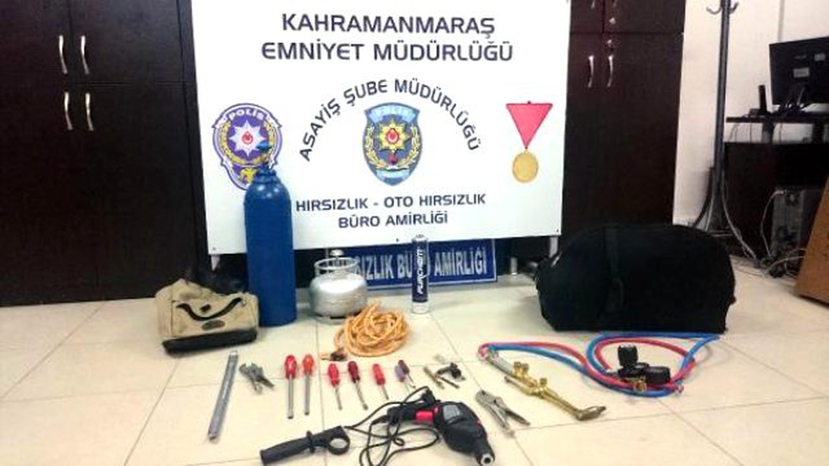 Kahramanmaraş\'ta Hırsızlık Şüphelisi 2 Kişi Gözaltına Alındı