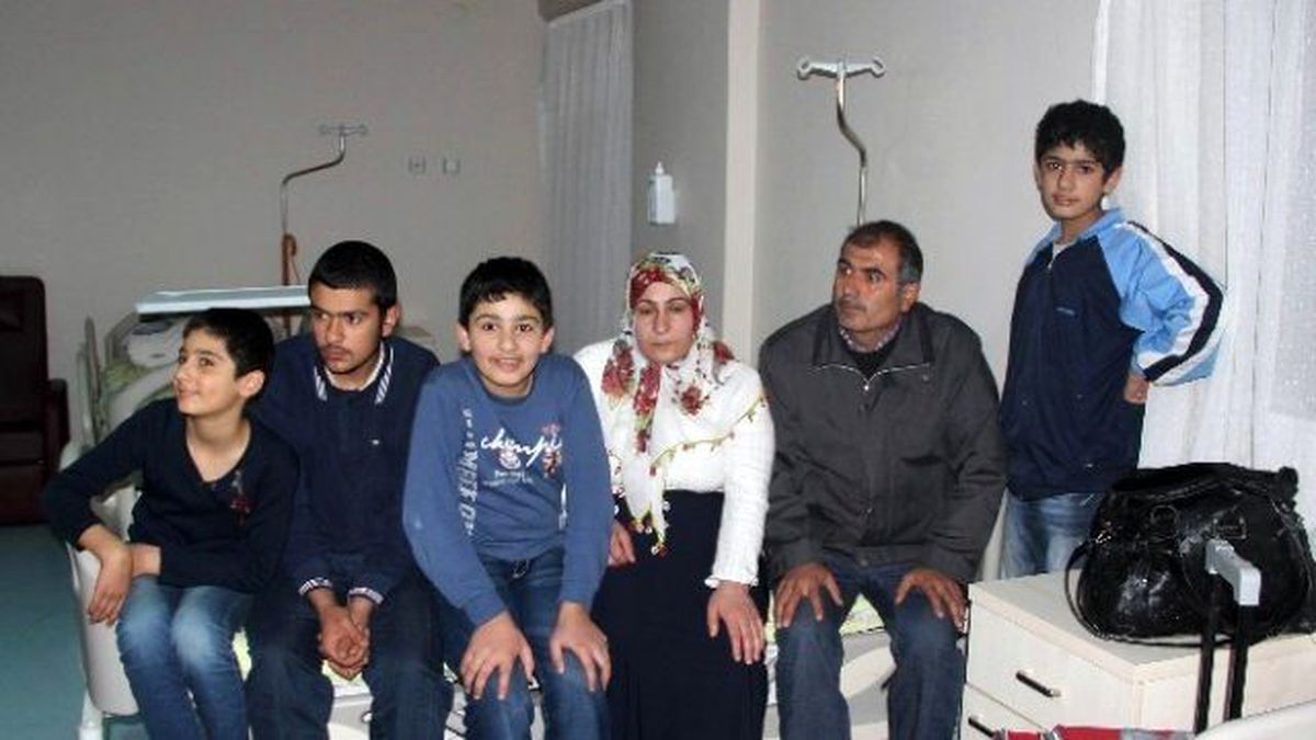 Sur'dan Kaçan Aile Hastaneye Sığındı