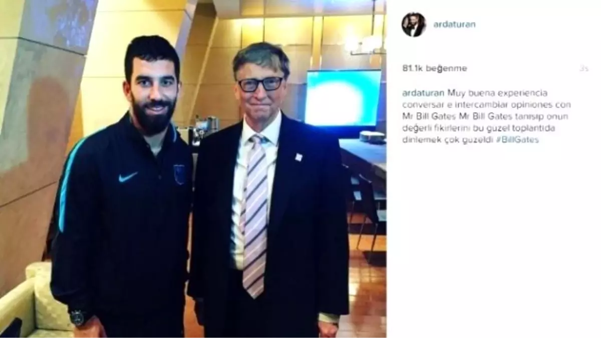 Arda, Bill Gates ile Buluştu