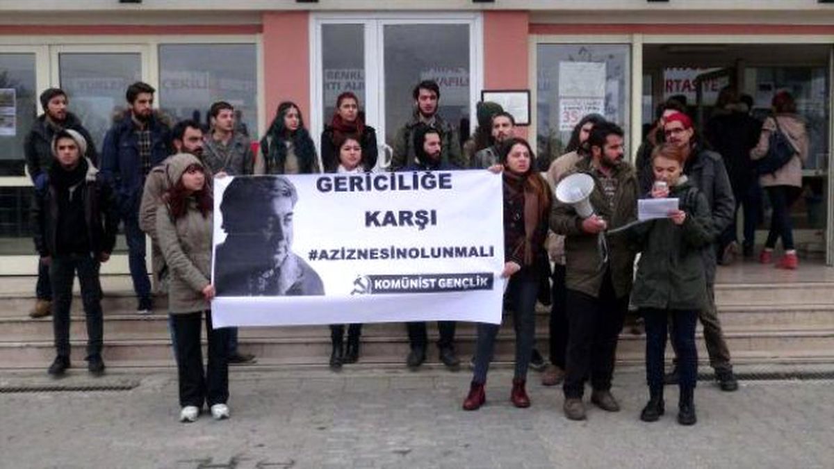 Çomü\'lü Öğrencilerden, Yönetime \'Aziz Nesin Belgeseli\' Tepkisi