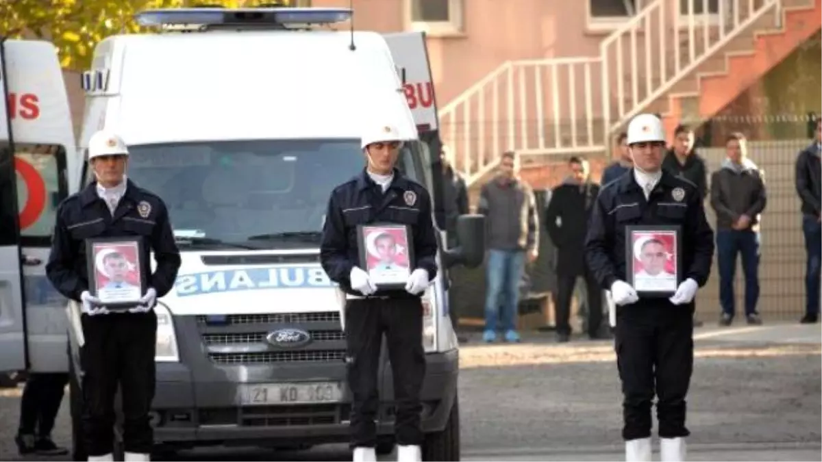 Diyarbakır Şehit 3 Polise Uğurlama Töreni