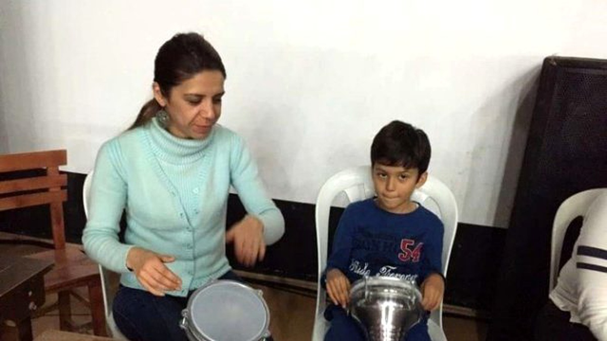 Foça Belediyesi\'nde Anne-çocuk Yürek Yüreğe Ritim