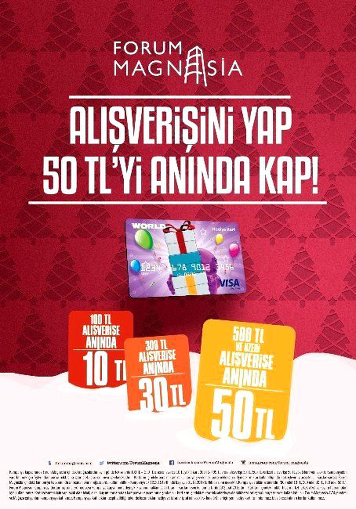 Forum Magnesıa\'da Harcadıkça Para Kazan Kampanyası