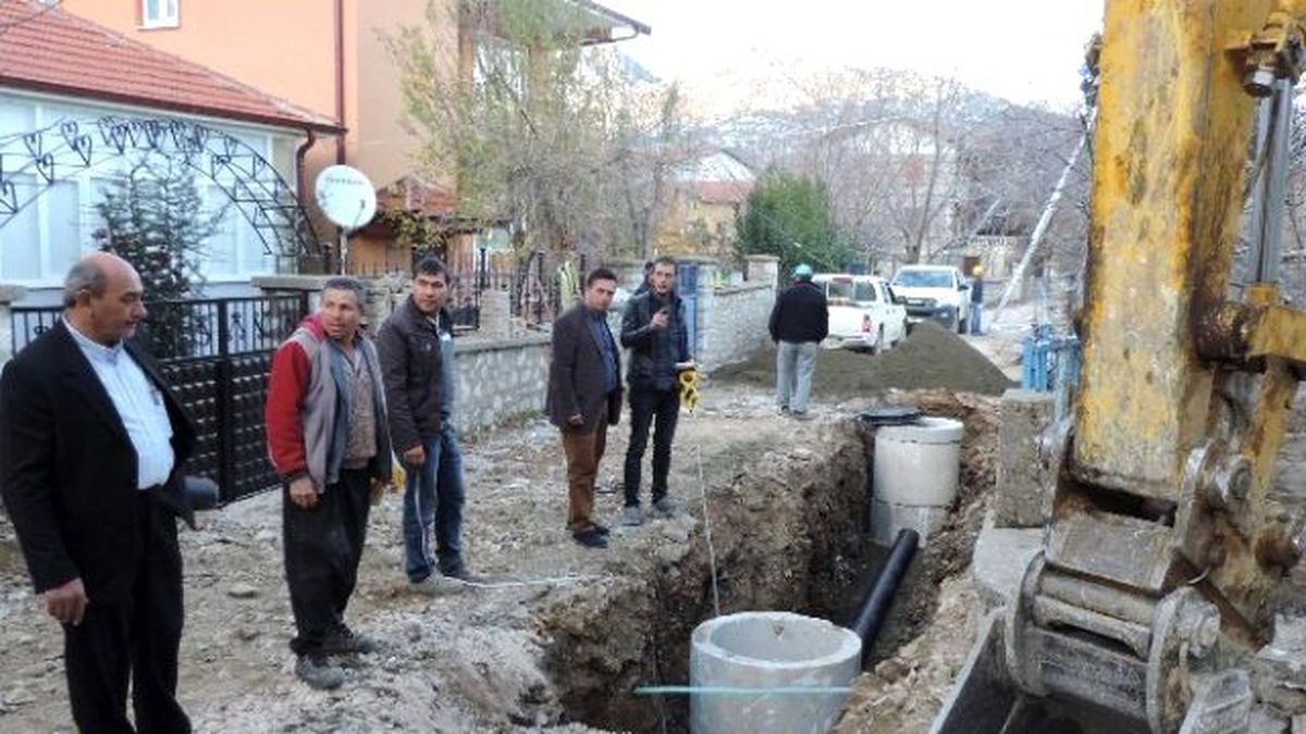 İbradı\'da Altyapı Çalışmaları