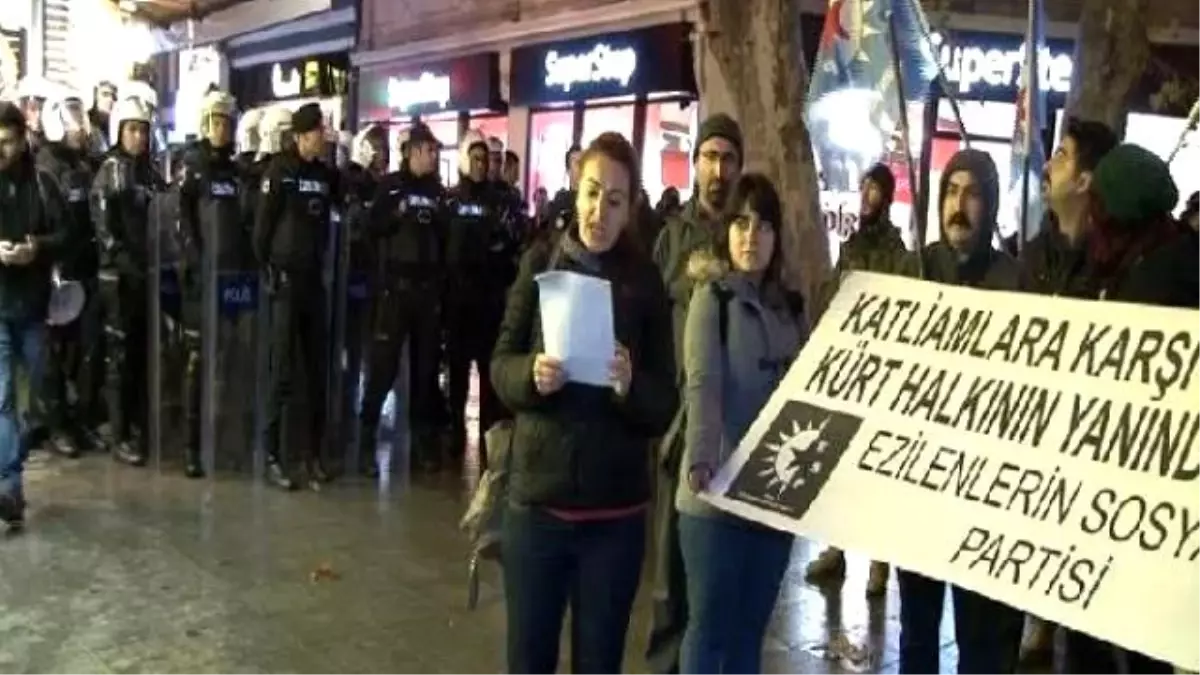 Kadıköy\'de Gergin Eylem...