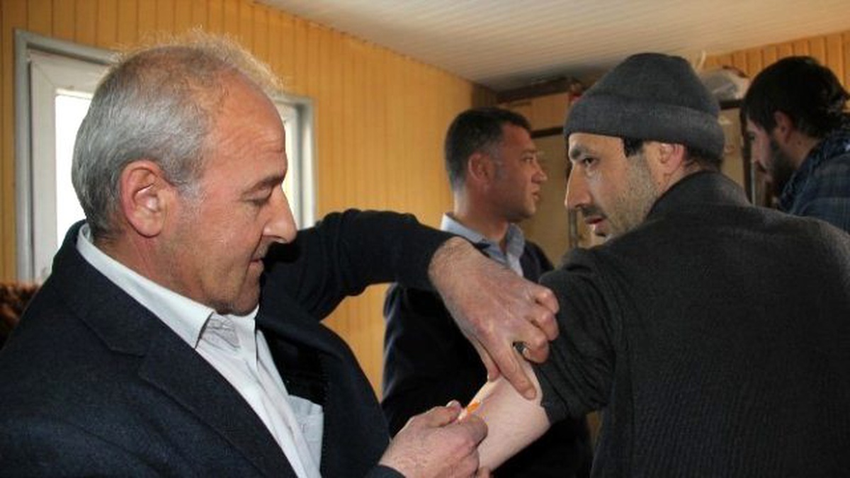 Kale Temizleme Çalışanlarına Koruyucu Tetanoz Aşısı Yapıldı