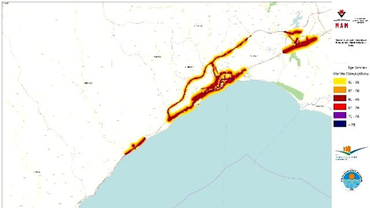 Mersin\'in Stratejik Gürültü Haritaları Hazırlandı