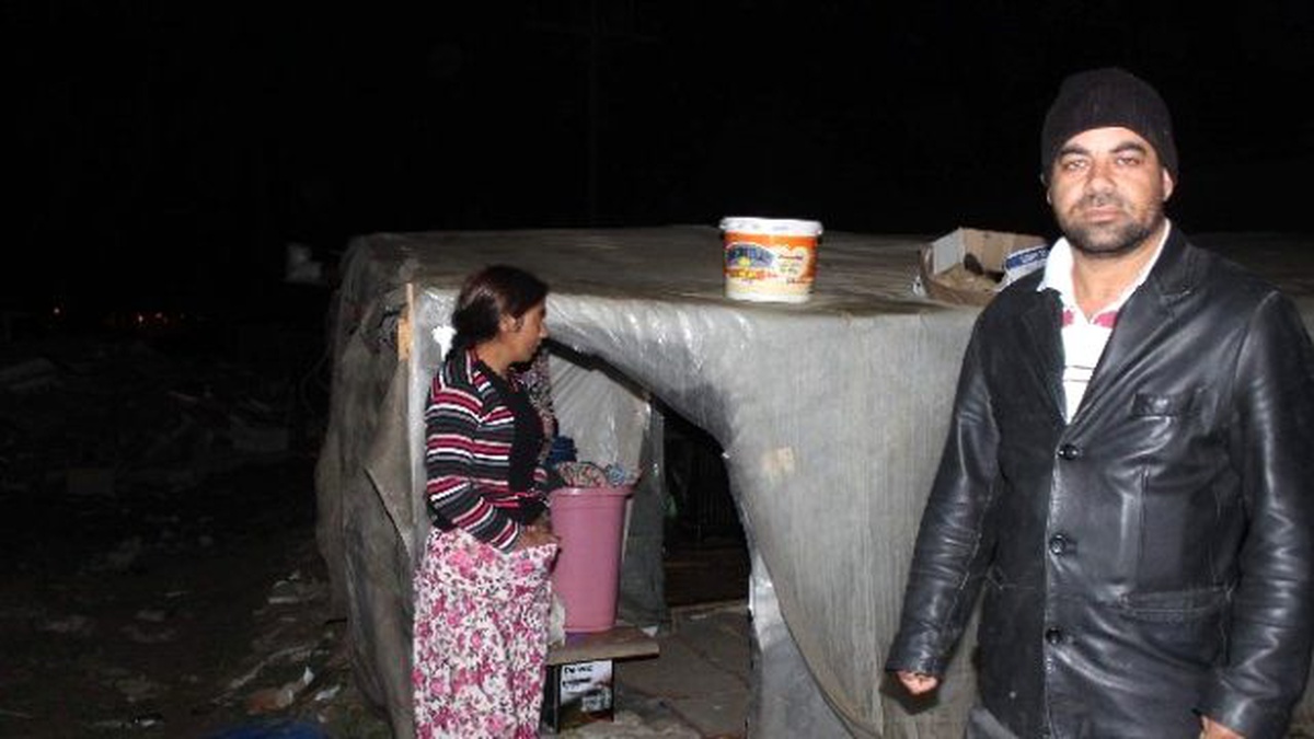 Suriyeli Değil Aydınlı Ailenin Naylon Çadırda Dram Dolu Yaşam Mücadelesi