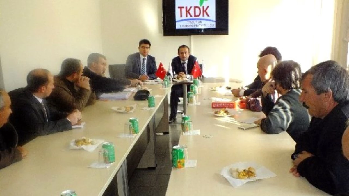 Tkdk Finansman Genel Koordinatörü Oruç\'dan Erzurum İl Koordinatörlüğü\'ne Ziyaret