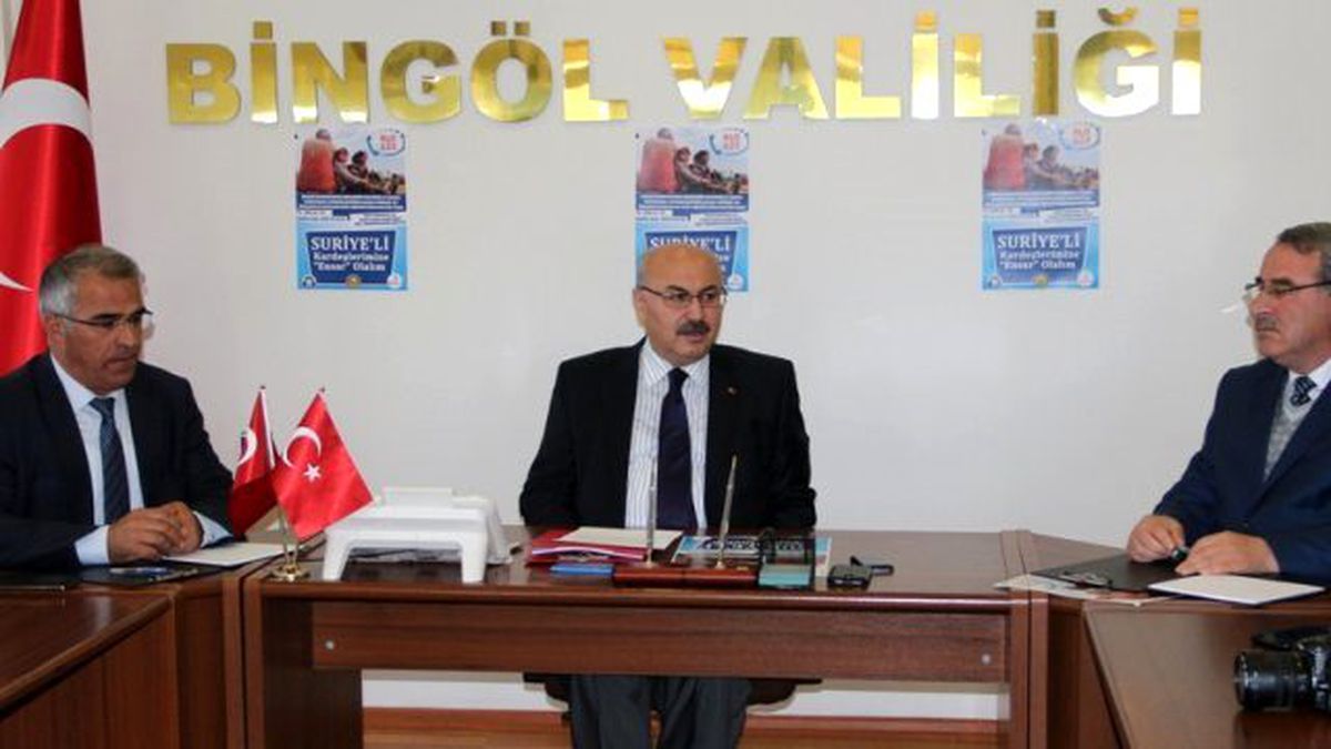 Bingöl Valiliği Öncülüğünde Suriyeli Sığınmacılara Yardım Yapıldı
