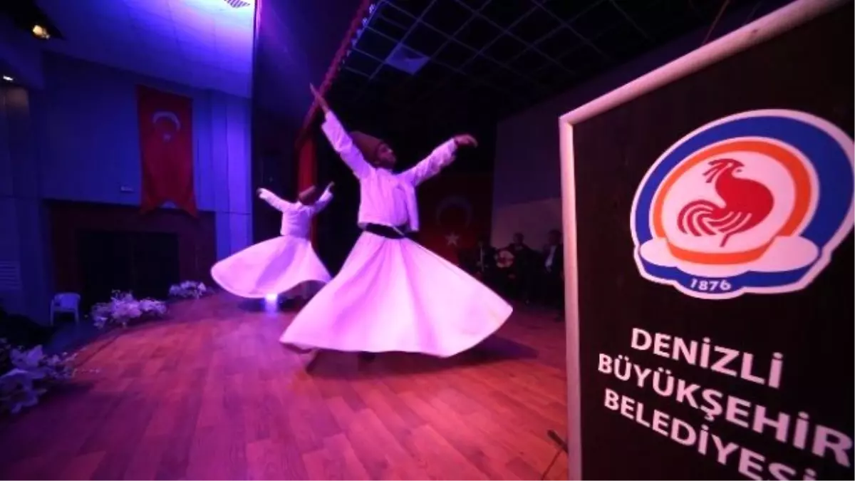 Mevlana Denizli\'de Anıldı