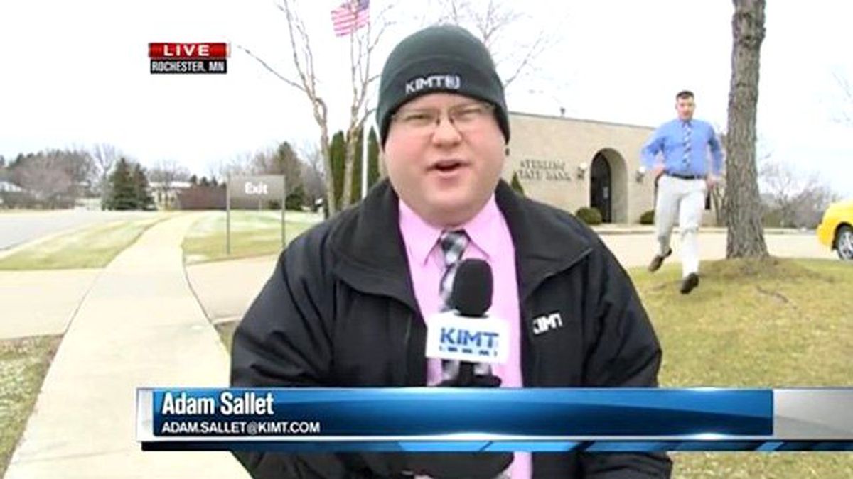 Muhabir, Canlı Yayında Banka Soyguncusu Gördü