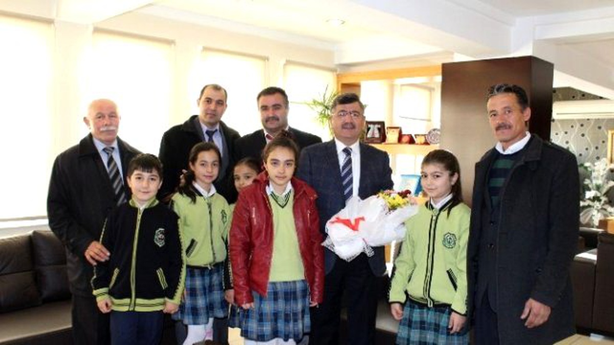 Okullardan Başkan Akdoğan\'a Teşekkür Ziyareti