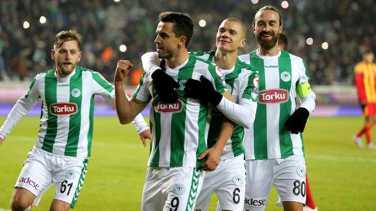 Torku Konyaspor, Kayserispor\'u 1-0 Yendi