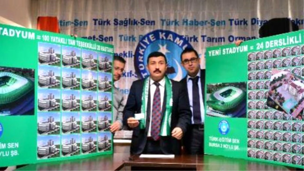 Türkoğlu: Timsah Arena\'nın Parasıyla 200 Okul, 20 Hastane Yapılabilirdi