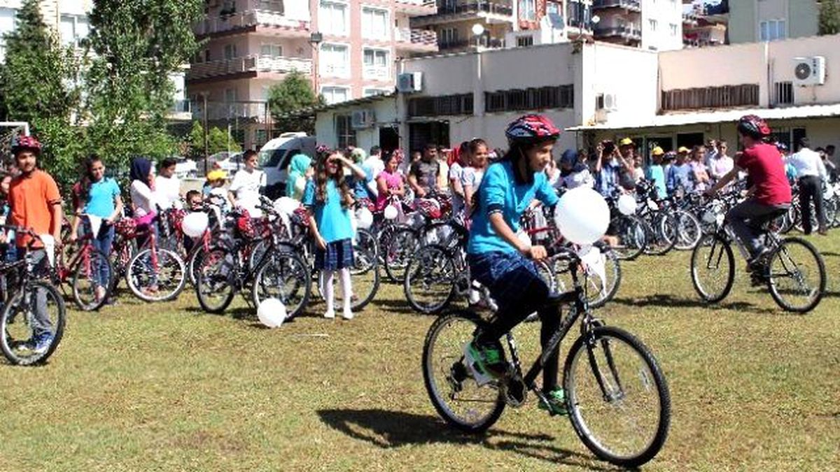 Aydın\'da 34 Okula 730 Bisiklet Teslim Edildi