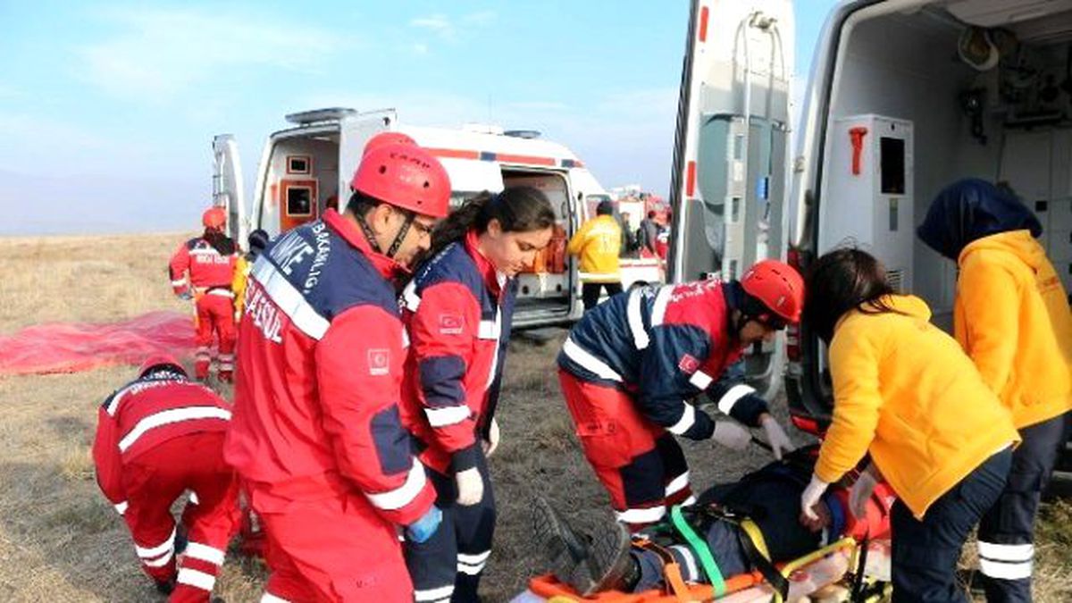 Havalimanında Kurtarma Tatbikatı Yapıldı
