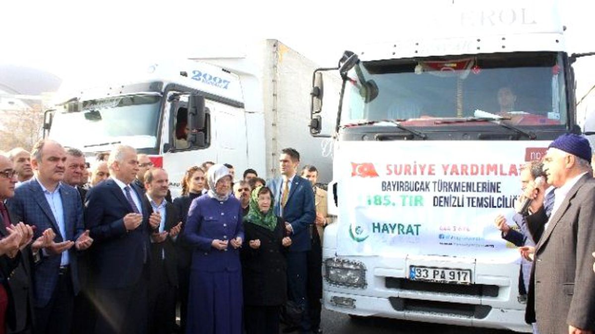 Bakan Ramazanoğlu, 28 Tır Yardım Malzemesini Denizli\'den Suriye\'ye Uğurladı