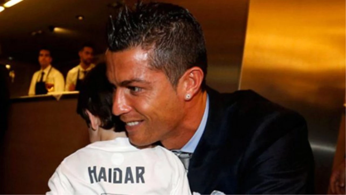 Cristiano Ronaldo\'dan Minik Haidar\'a Büyük Jest