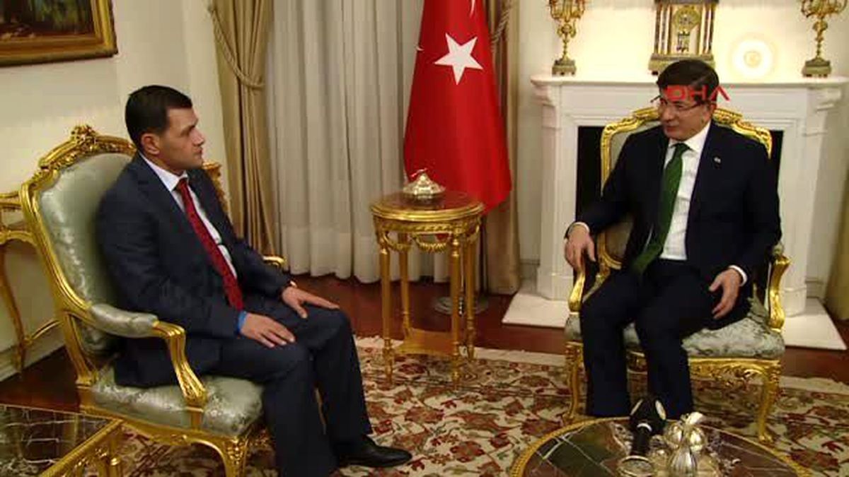 Davutoğlu, Aylan Bebeğin Babasını Kabul Etti
