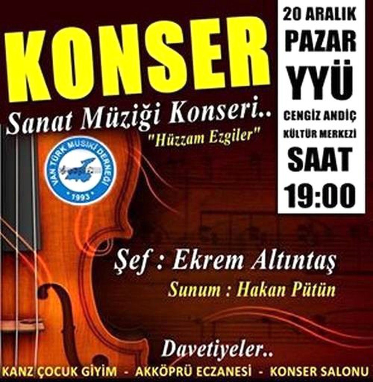 Van Türk Musıki Derneği Konsere Hazır!