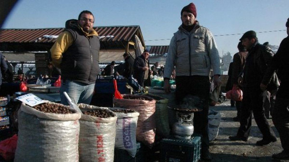 Aşırı Soğuklar Kestane Satışlarını Olumsuz Etkiledi