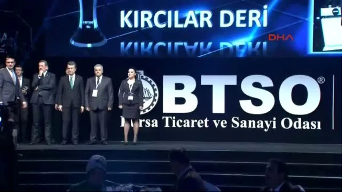 Bursa Cumhurbaşkanı Erdoğan Bursa Sanayi ve Ticaret Odası Ekonomiye Değer Katanlar 2015 Ödül...