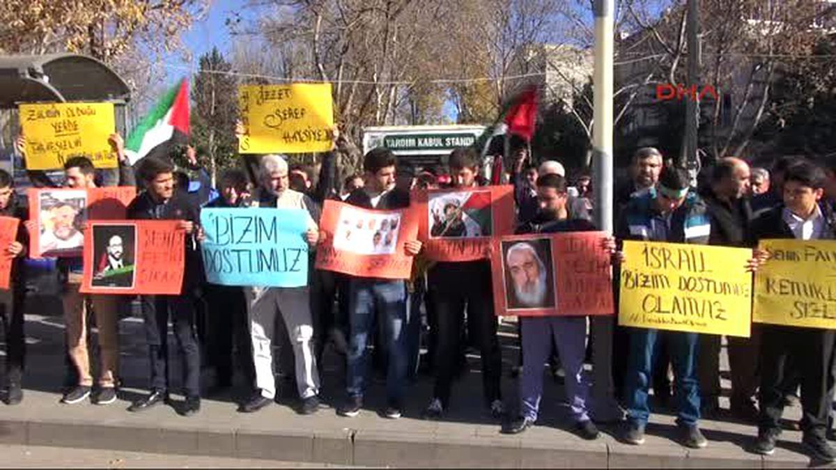 Adıyaman?da Öğrencilerden İsrail Protestosu