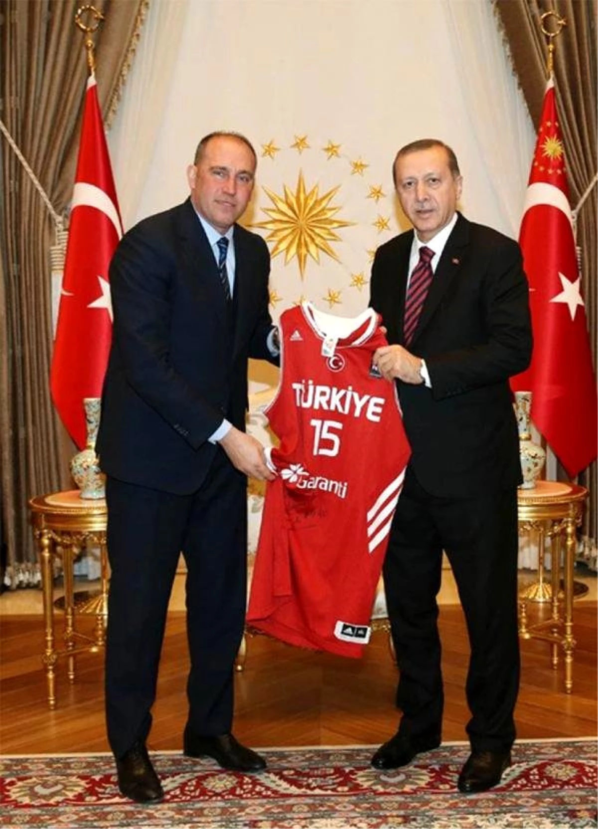 Cumhurbaşkanı Erdoğan, Tbf Başkanı Erdenay\'ı Kabul Etti