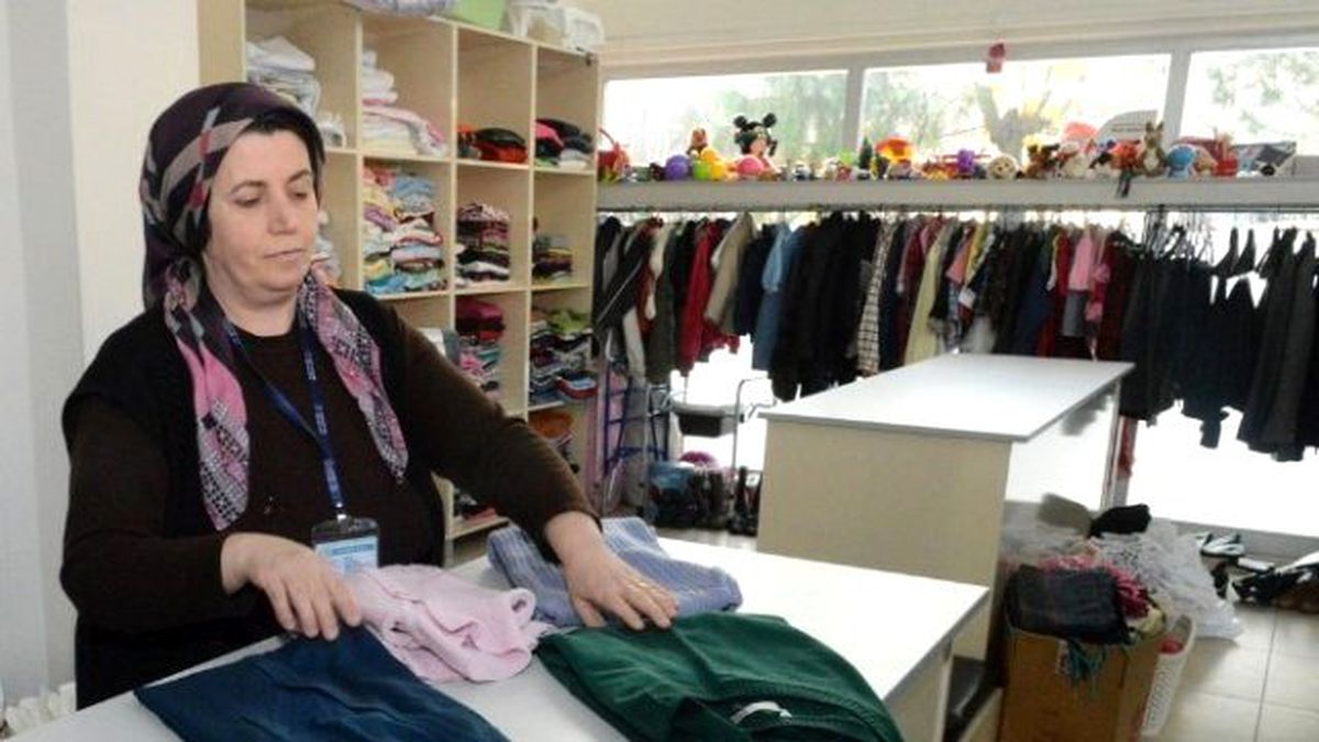 Giymiyorsan Giydir Atölyesi" İhtiyaç Sahiplerini Sevindiriyor