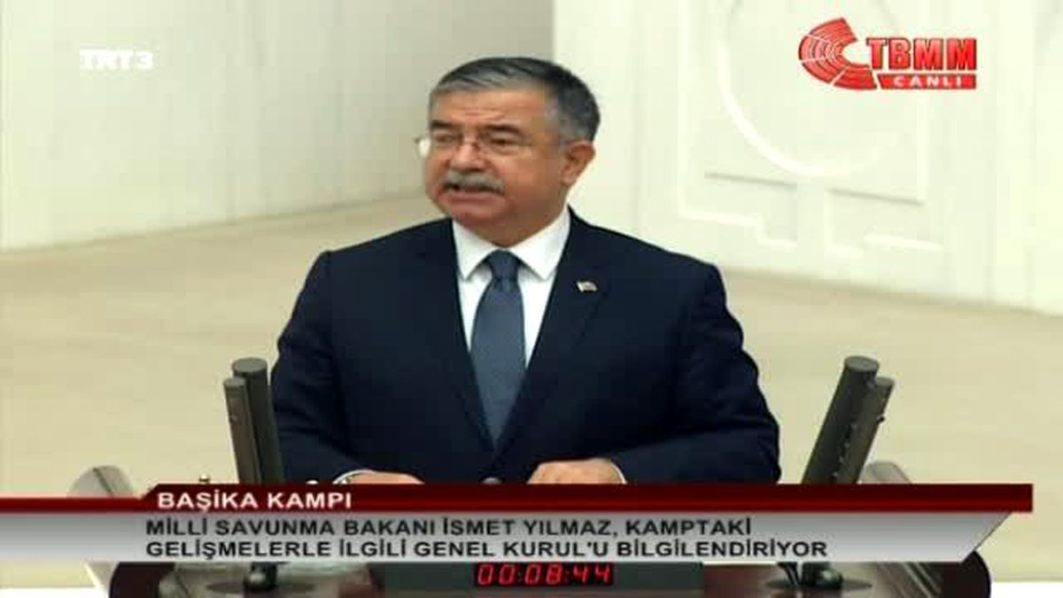 Milli Savunma Bakanı İsmet Yılmaz\'dan Başika Açıklaması-3