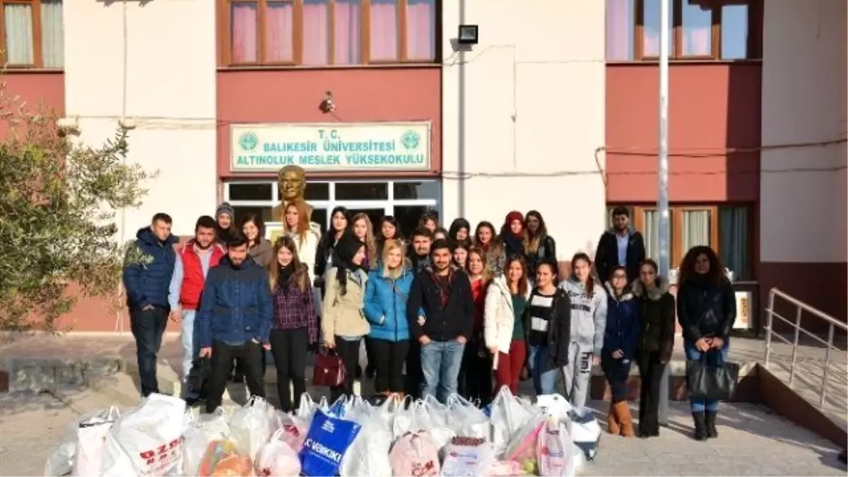 Baü Altınoluk Meslek Yüksekokulu Öğrencilerinden Anlamlı Ziyaret