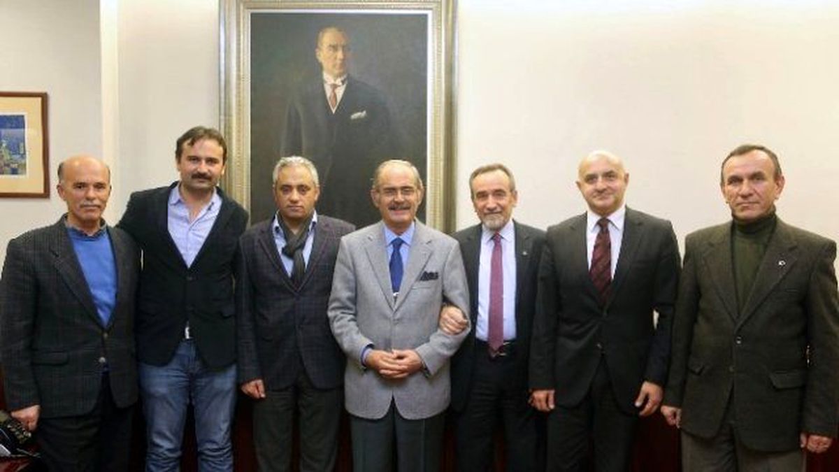 Bilecikliler Dernekleri Platformu\'ndan Büyükerşen\'e Ziyaret