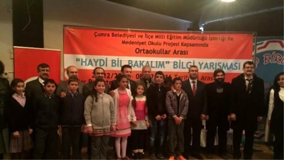 Çumra\'da "Haydi Bil Bakalım" Yarışması Başladı