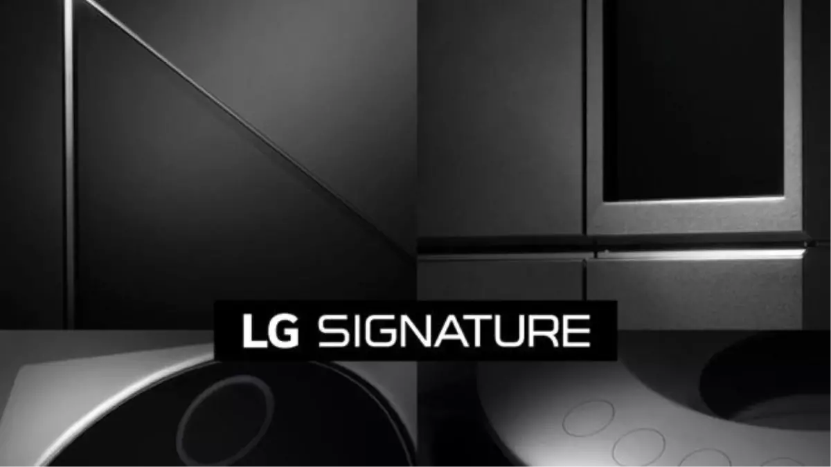 Lg Signature Serisi Lüks Ev Aletleri Ces 2016\'a Hazır!