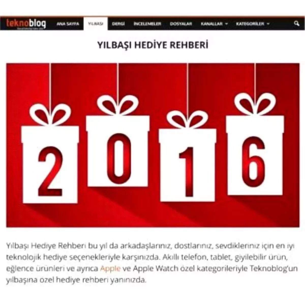 Yılbaşı Hediyeleri Arayanlara Teknolojik Seçenekler Teknoblog\'dan