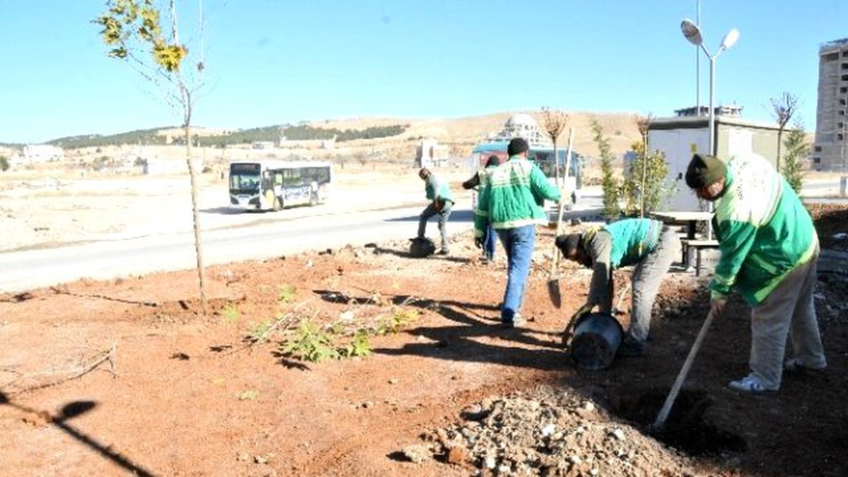 Karaköprü Belediyesi\'nden Yeni Park Çalışması