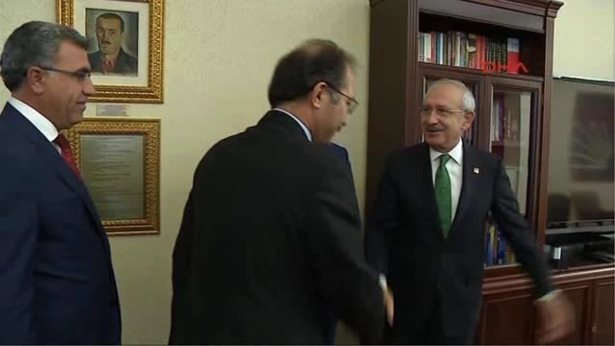 Kılıçdaroğlu, Birleşik Kamu-İş Konfederasyonu Başkanı Hasan Kütük ile Görüştü