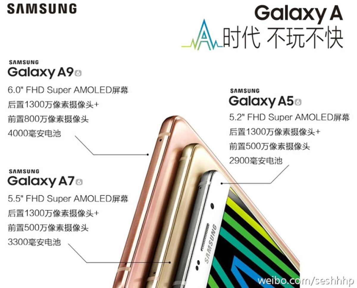 Samsung Galaxy A9 6-inç Ekran ile Geliyor!