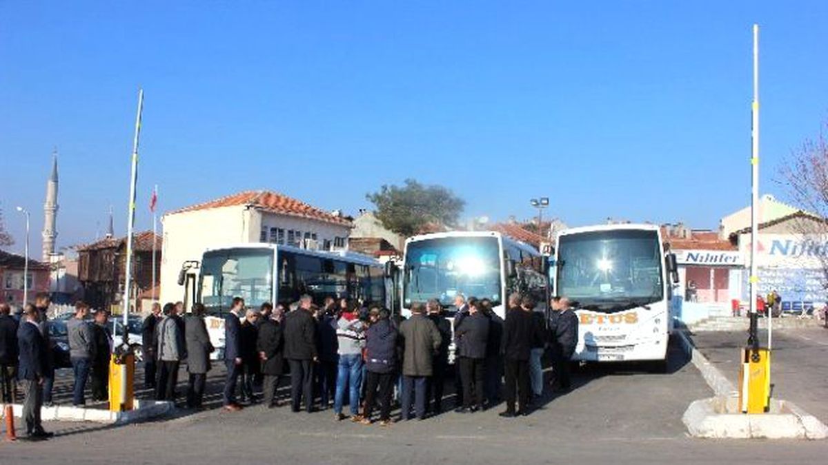 Edirne\'de Toplu Ulaşım Araçlarına Dezenfekte