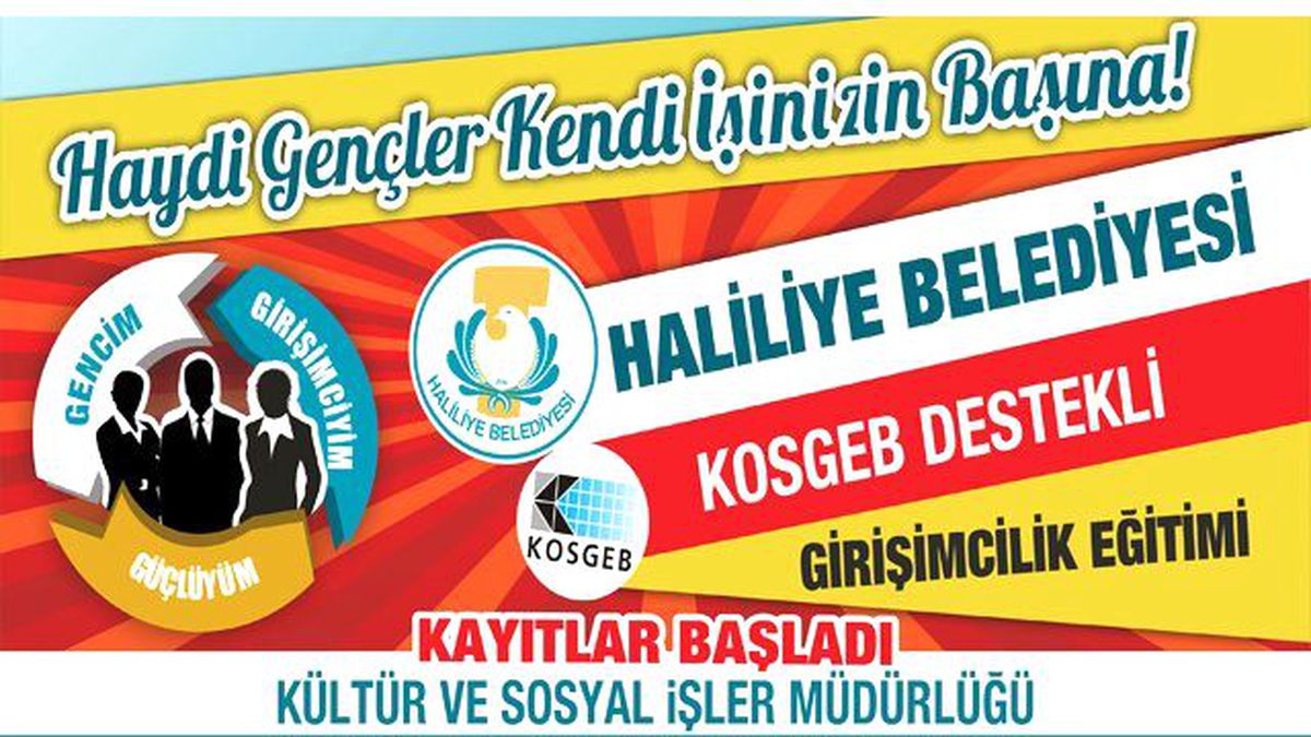 Haliliye Belediyesi Girişimcilik Kursu Açtı