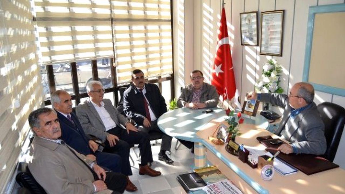 Kula İlçe Milli Eğitim Müdürü Çarpan\'dan Başkan Yiğen\'e Ziyaret