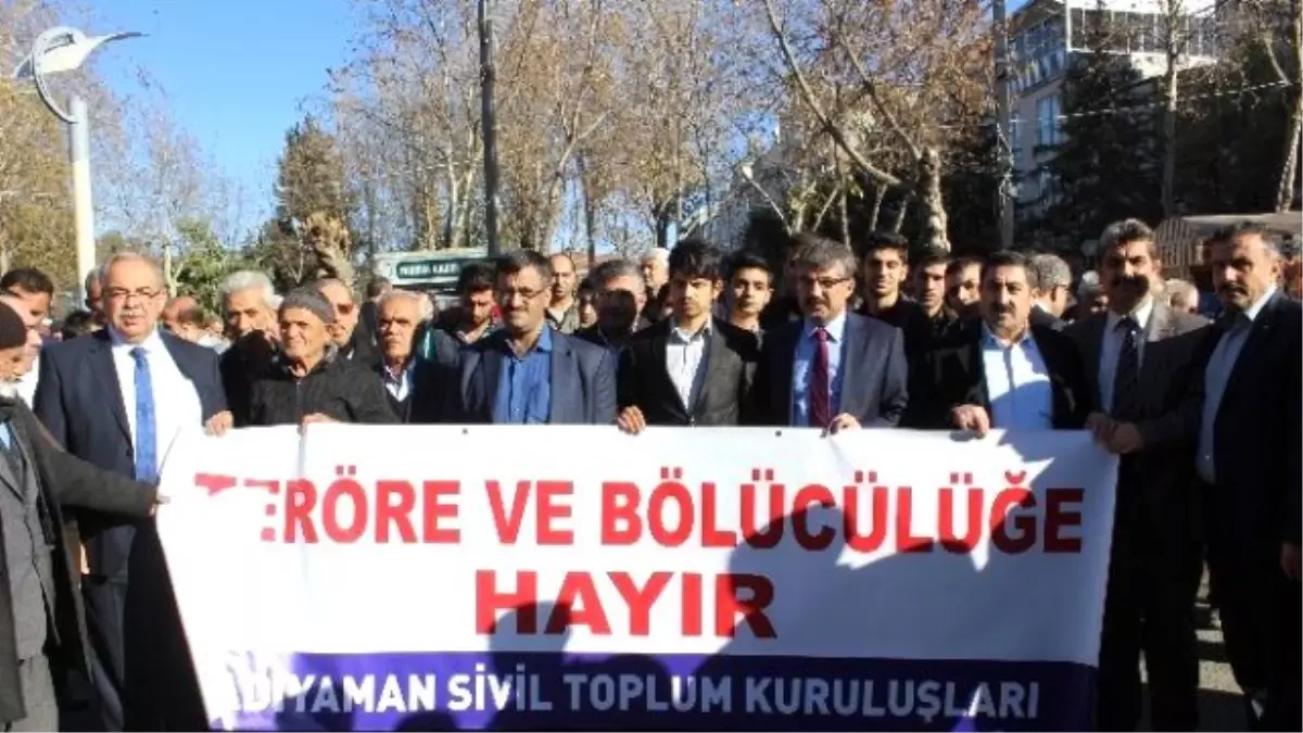 Sivil Toplum Kuruluşları Terör Örgütü PKK\'yı Protesto Etti