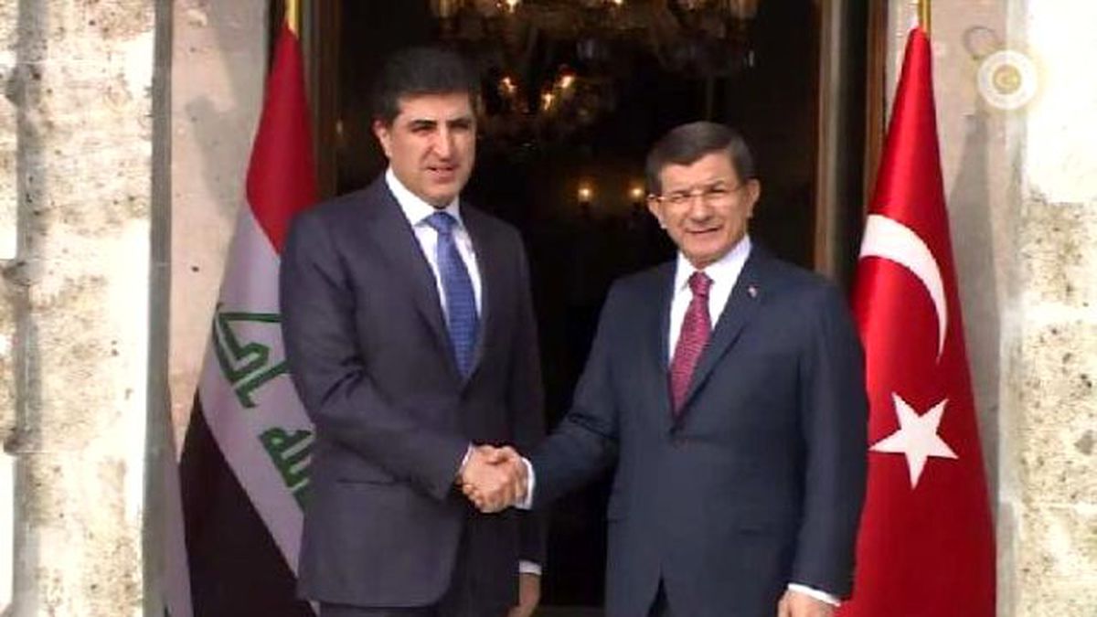 Davutoğlu ile Barzani Görüşüyor