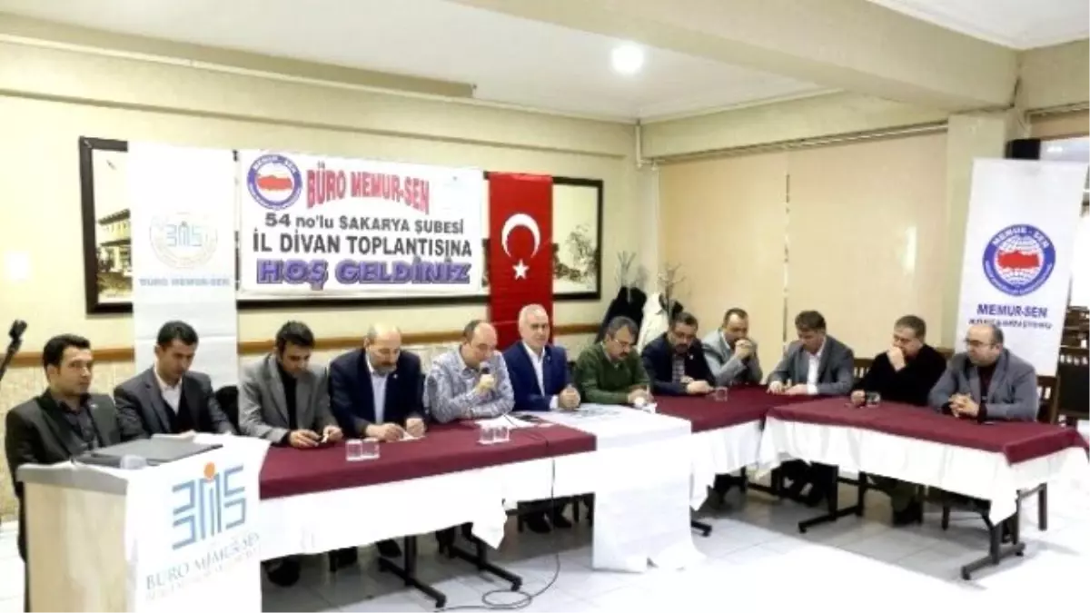 Büro Memursen Sakarya Şubesi Divanı Toplandı