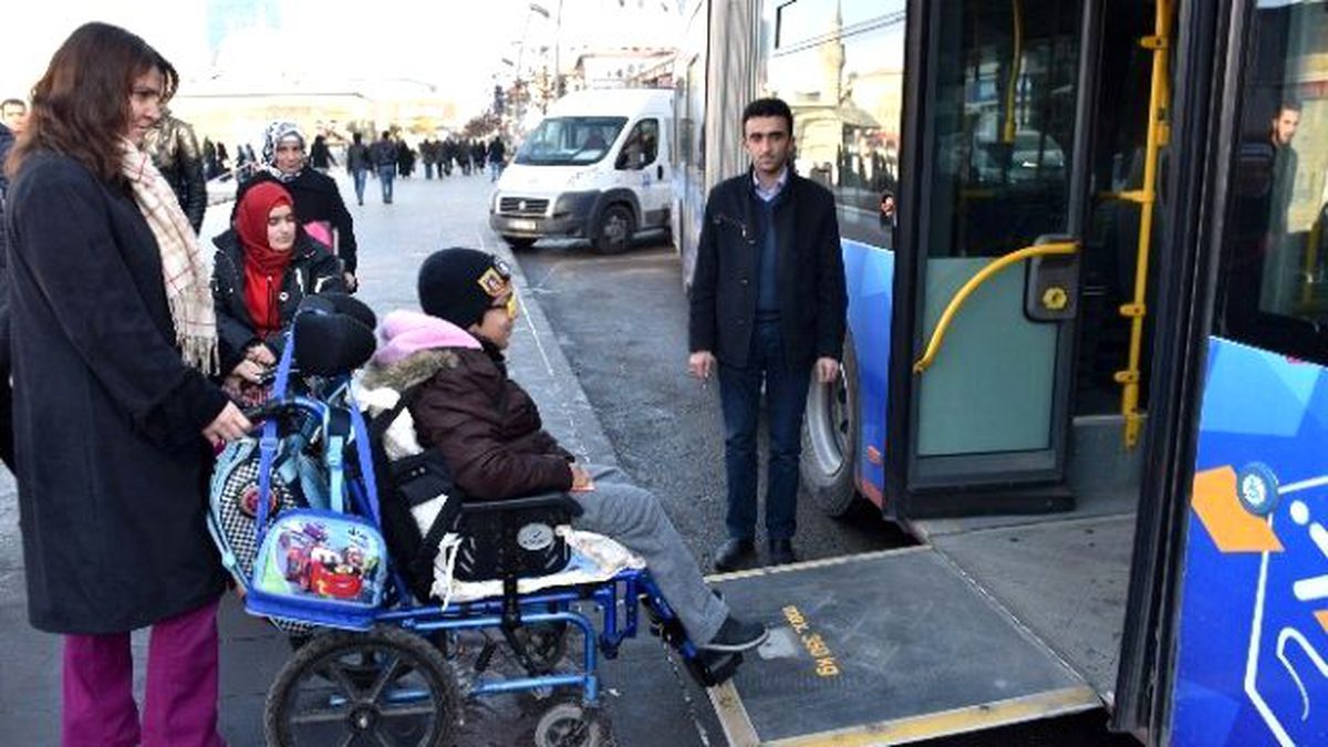 Erzurum\'da Engelliler İçin Toplu Ulaşımda Yeni Dönem