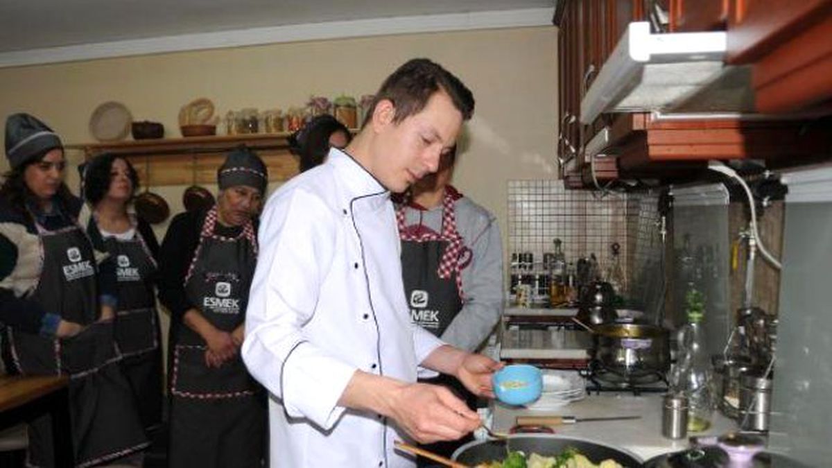 Kursiyerlerin Yılbaşı Sofrası
